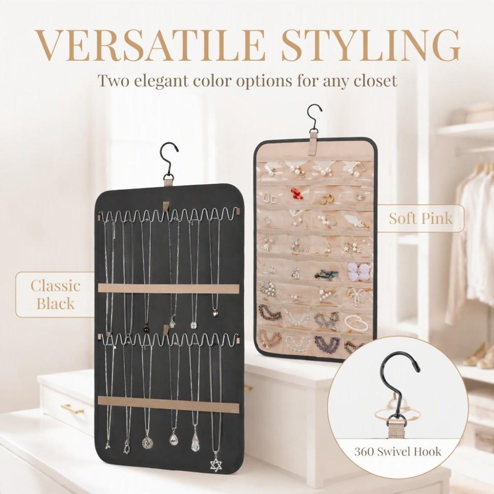 With Hanger Hanging Jewelry Organizer Wall Mount Wall Jewelry Storage For Women