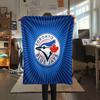 Toronto Blue Jays Flannel Blanket, High quality Comfortable for All Seasons, Home Decor, Warmth and Comfort