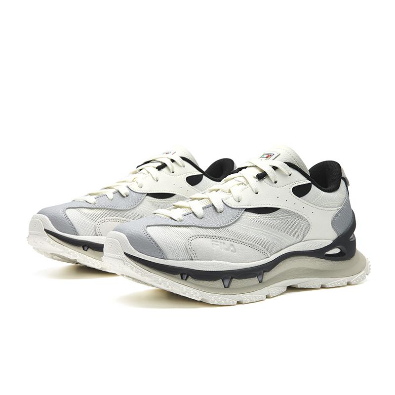 Sneakers FILA KM 3 Casual Shoes Women's Low-top Coconut Milk White/Space Silver