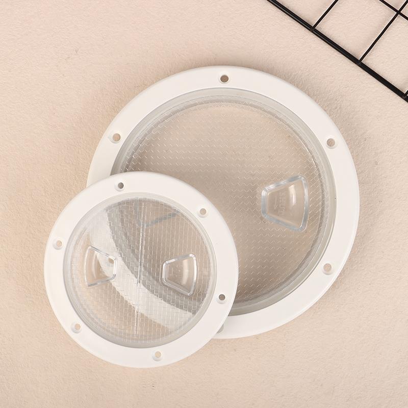 Capac rotund antiderapant pentru punte, 4/6/8 inch, pentru inspecția orificiilor de inspecție a trapei, pentru barca, pentru iahturi