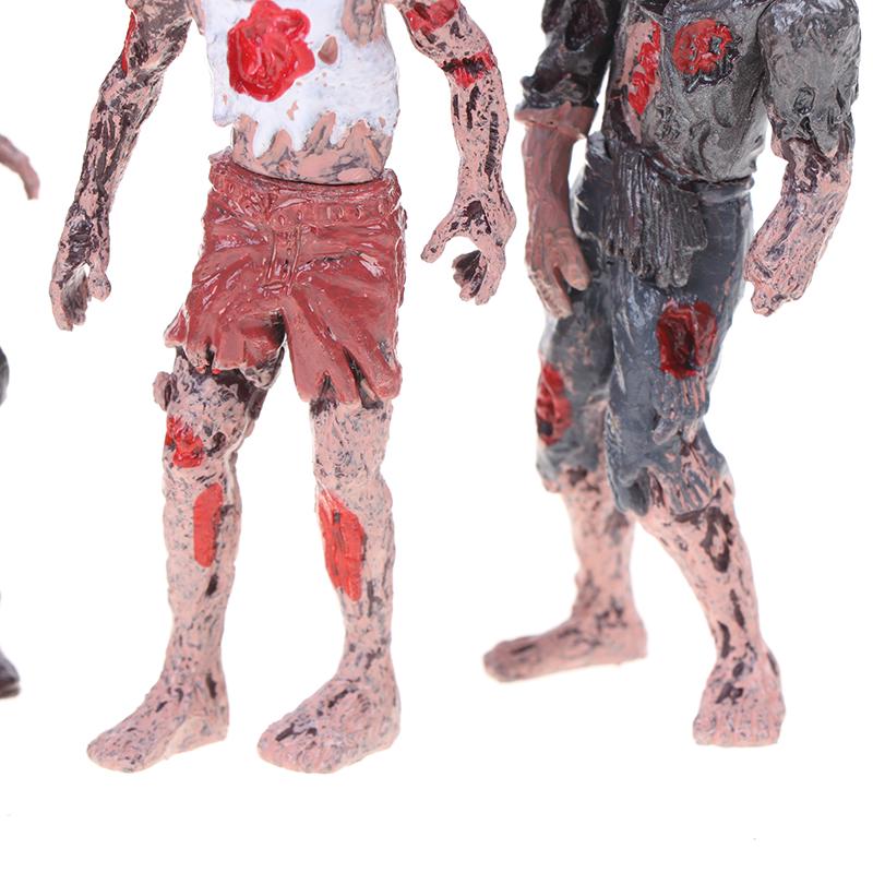 6 Pcs Walking Corpses Model Terror Zombies Kids Children Action Figure Toys Doll