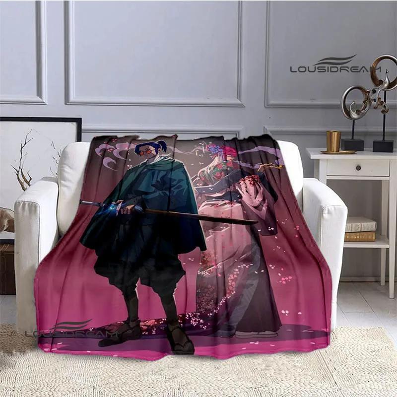 Blue Eye Samurai Cartoon blankets picnic blanket Flannel Warm blankets Soft Cozy Blankets Home travel blanket Birthday Gift