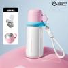 480ML 316/304 Stainless Steel+PP Children's Vacuum Cup with Straw Thermos Bottle Thermos Thermos Pot for Hot Food