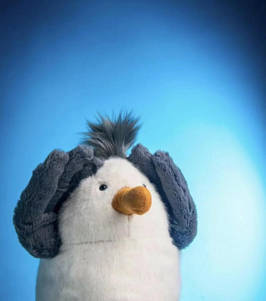 Seagull Plush Toy - Wedding Toss Gift or Birthday Comfort Doll for Girls
