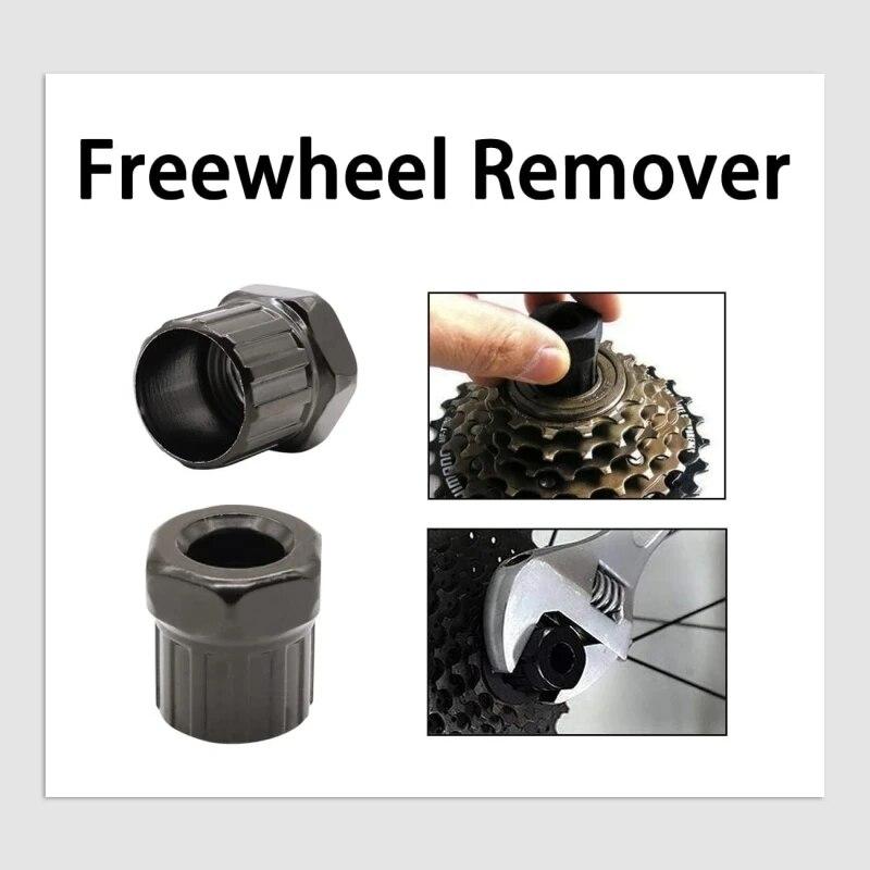 Fiets Gereedschapskit 6 Delen Professionele Fietsreparatiegereedschappen voor Mountainbike met 3-in-1 Cassette Verwijderaar Sleutel Kettingbreker