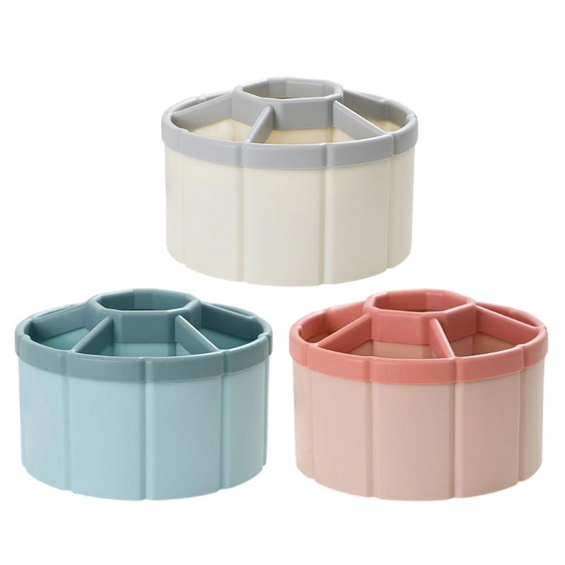 Large Capacity Pencil Holders 6 Girds Pencil Storage Box Multifunctional Desk Organizer For Home Office Bathroom Storage