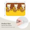 Custom R-Rilakkumaes Cartoon Doormat Non-Slip Entrance Welcome Kitchen Bath Floor Door Mat  Toilet Living Room Carpet Rug