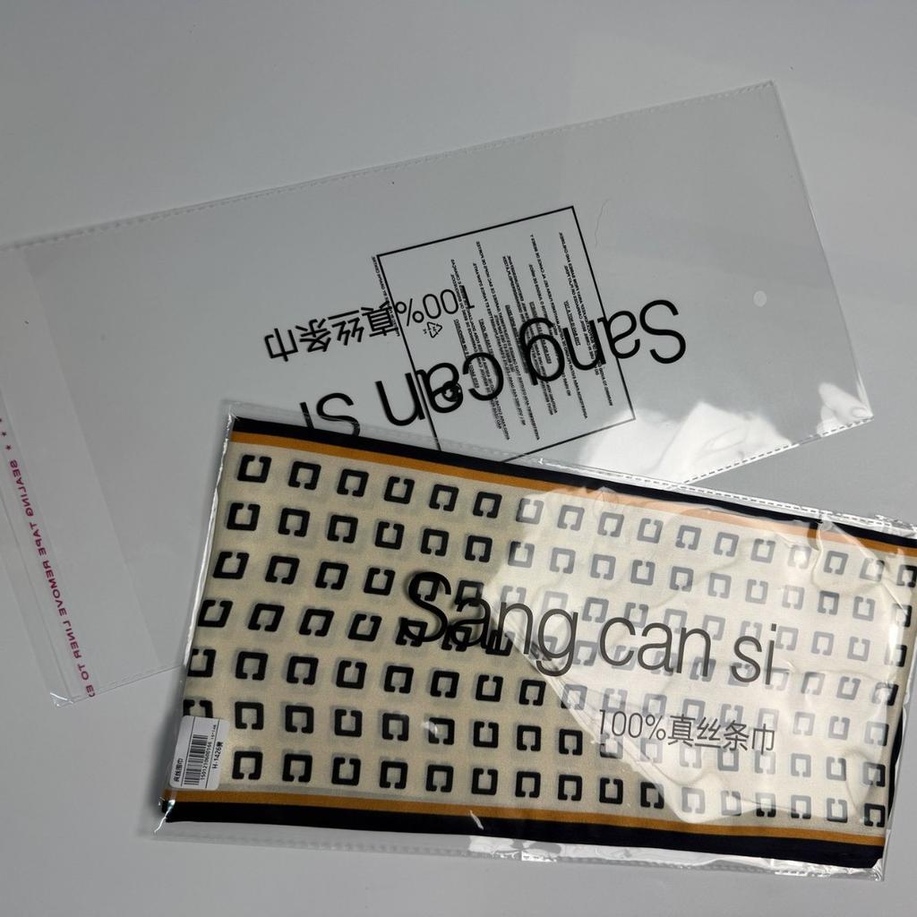 [Special for silk scarves] Silk scarves Plastic bags Packaging bags Silk scarves Thickened transparent bags Gift bags Size