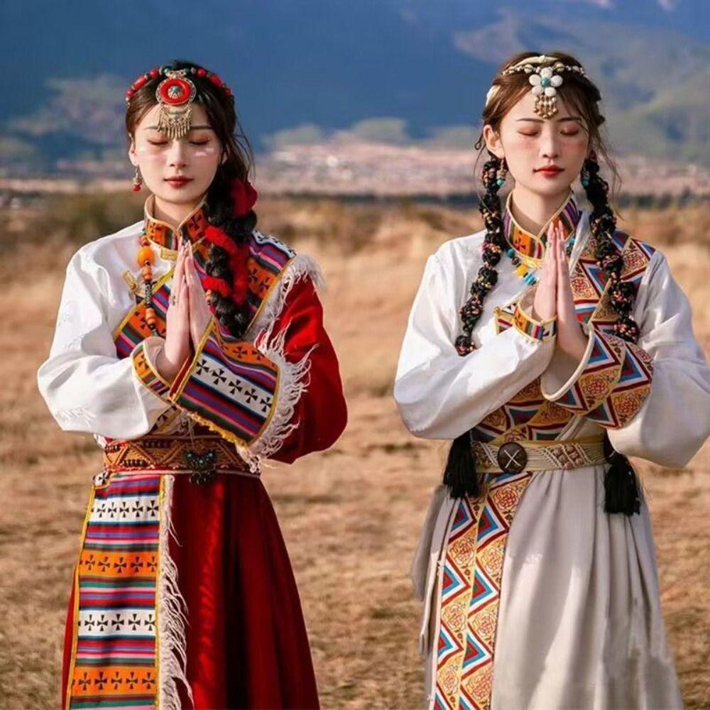 National Style Tibetan Wig Braid Synthetic Wig Twist Braids Ponytails Hair Extensions  Women