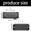 Compactly Bluetooth-compatible 5.0 Speaker Featuring Mirror Clock LED Mood Light And Freeing Hands Calling For Daily Use