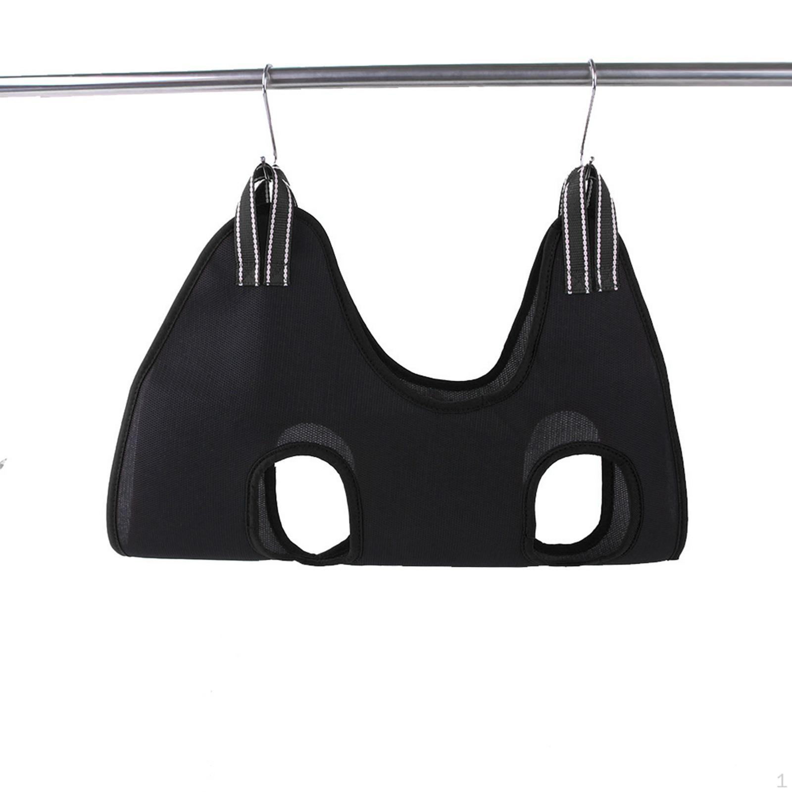 

Гамак для догляду за собаками Сумки-обмежувачі Зручні для купання Миття Обрізання нігтів New Black L