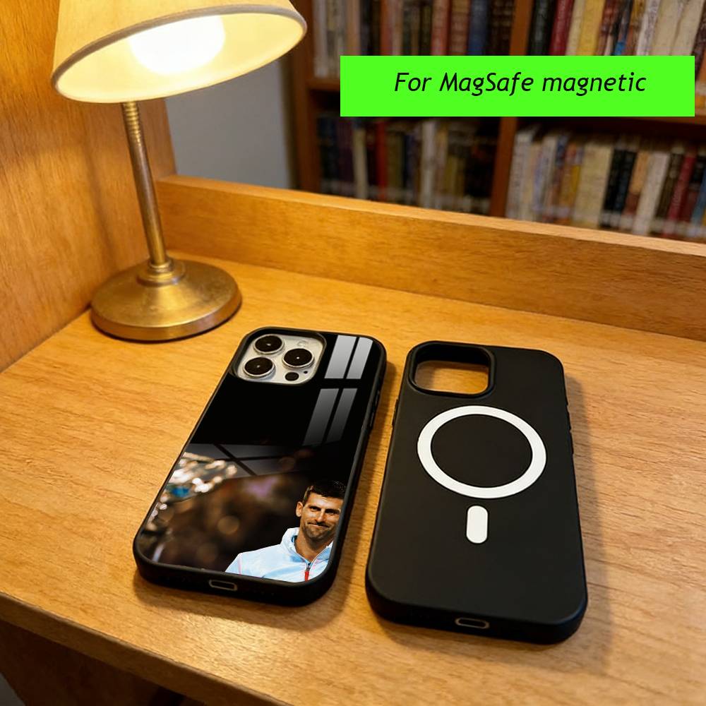 Novak Djokovic Phone Case For iPhone17,16,15,14,13,12,11 Plus,Pro Magnetic with Magsafe Wireless Charging