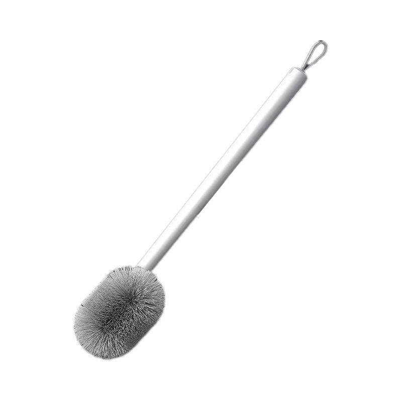 1pc of Ergonomic C-Shaped Toilet Brush Featuring a Long Handle Designed for Manual Deep Cleaning In The Bathroom, Toilet Reusable, Portable