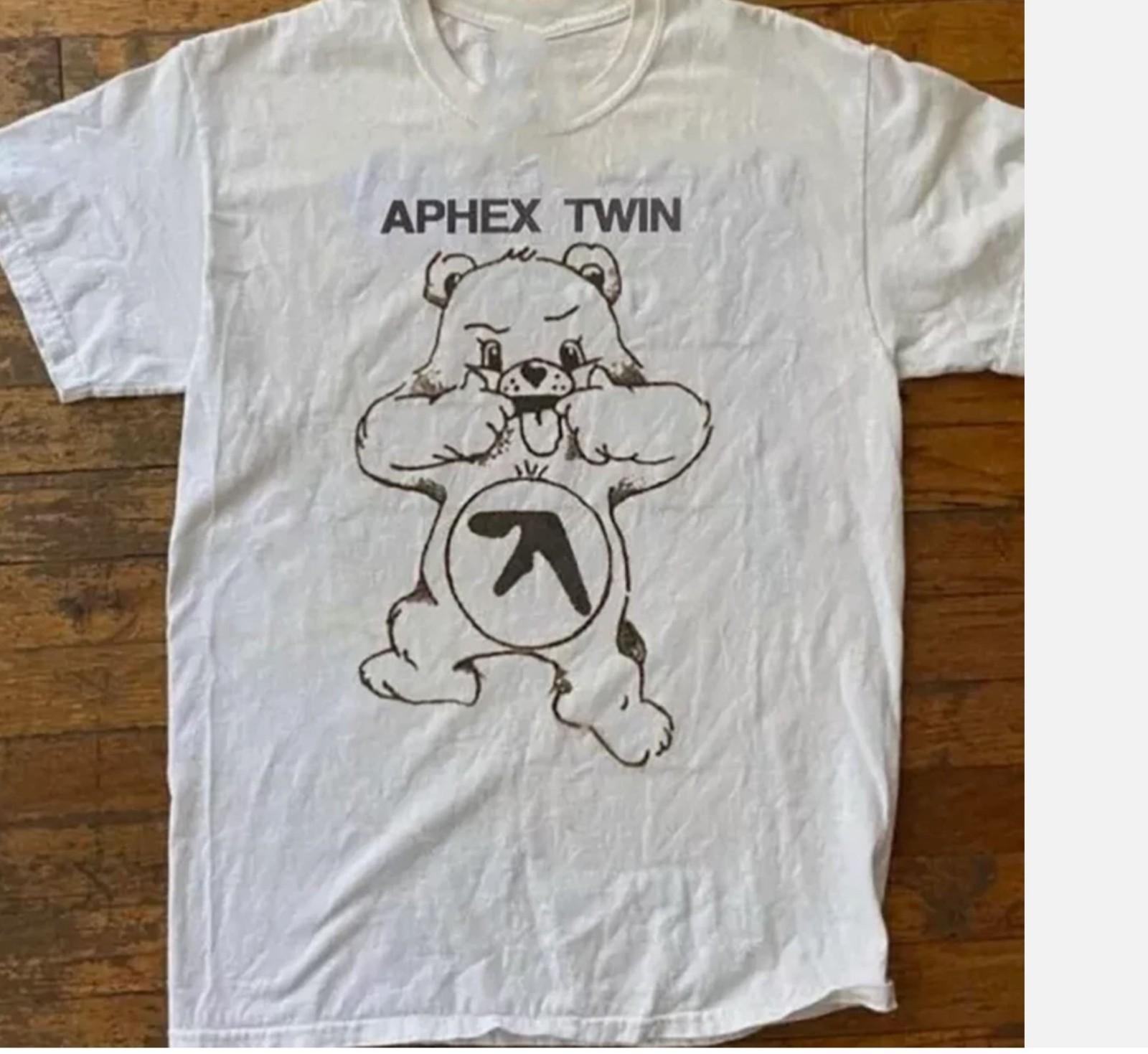 Rare Aphex Twin Band Gift For Fans Full Size S to 5XL T-shirt S