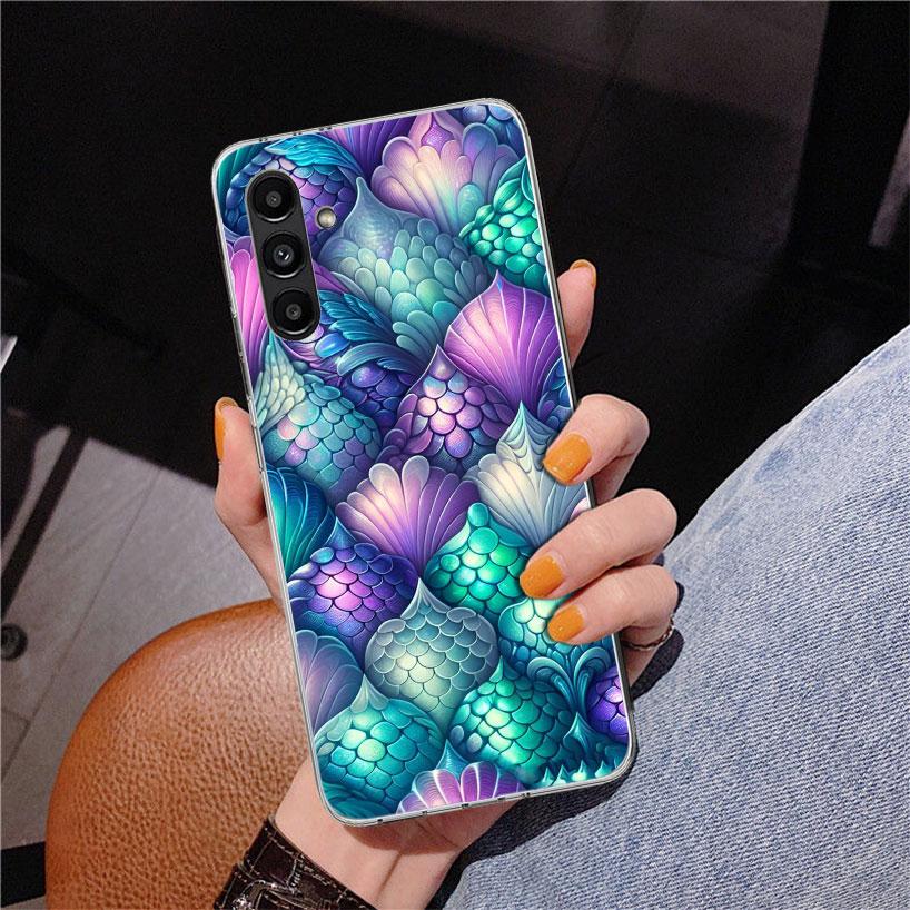 

Fish Scale Pattern Mermaid Phnoe Case for Samsung Galaxy A17 A37 A57 A16 A26 A36 A56 A15 A14 A13 A55 A54 A53 A35 A34 A33 A25 A24 Samsung A57