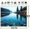 Serene Mountain Forest Lake Scenery Background Cloth for Studio Photoshoot