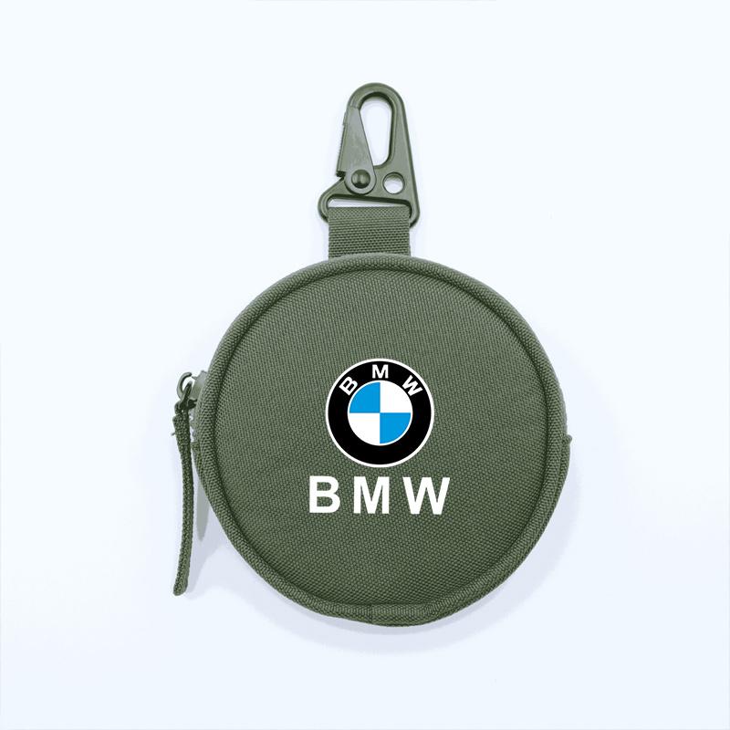 Car Key Wallet Pocket Coin Card Key Storage Bag Decoration For BMW E90 E60 E61 E93 E87 E36 E46 E39 E53 F30 Styling Accessories