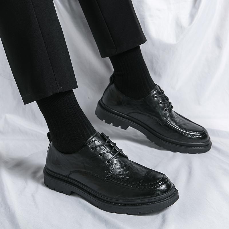 

Оксфорды мужские деловые туфли кожаные на шнуровке мужские повседневные туфли черные люксовые брендовые деловые офисные формальные роскошные мужские туфли 6.5