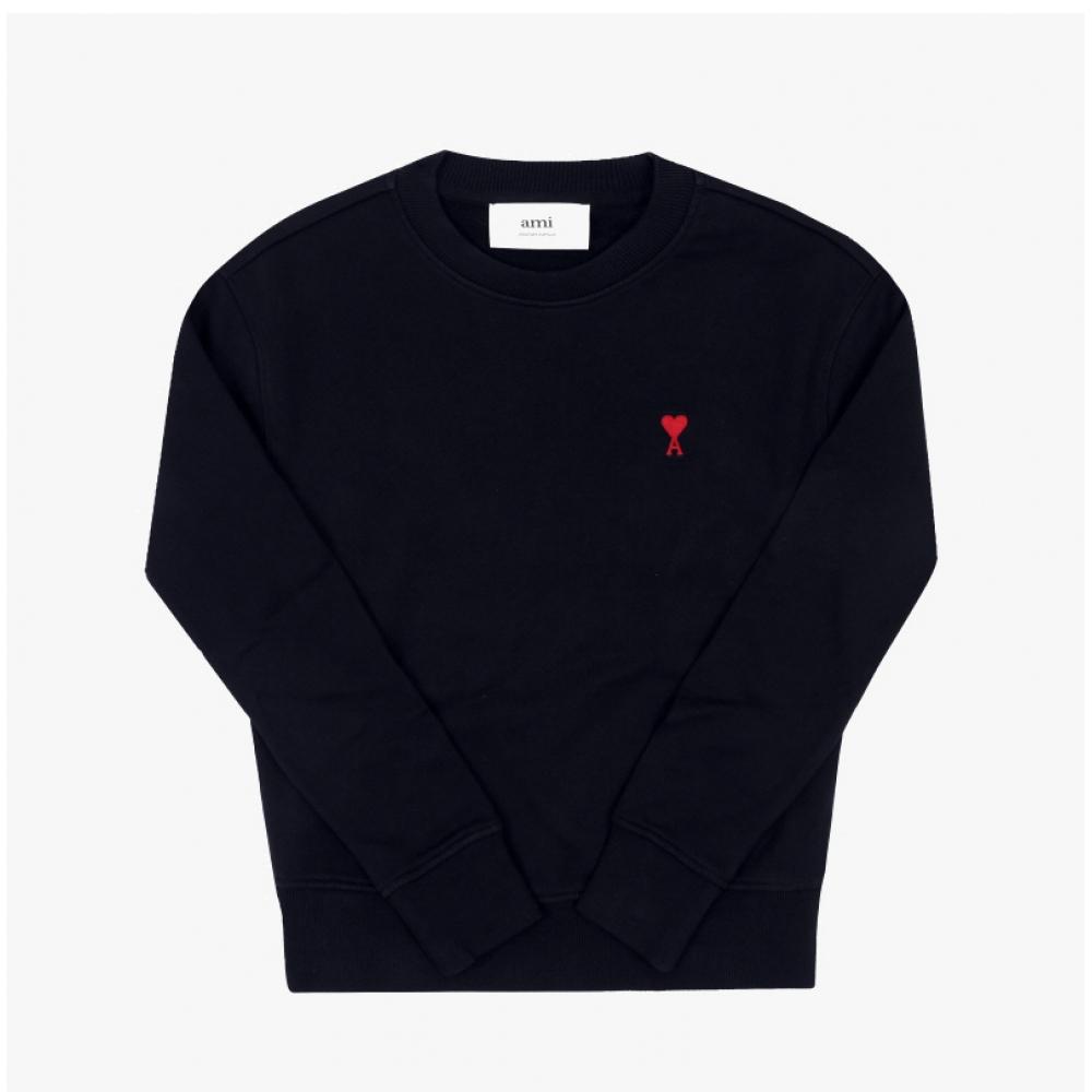 Sudadera con logo de corazón pequeño Ami Bfusw035