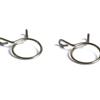 10pcs 304 Stainless Steel Spring Tube Clamp Single Wire Clips Water Pipe Clamp Ring Quick Installation Buckle 24MM Pipe Hoop
