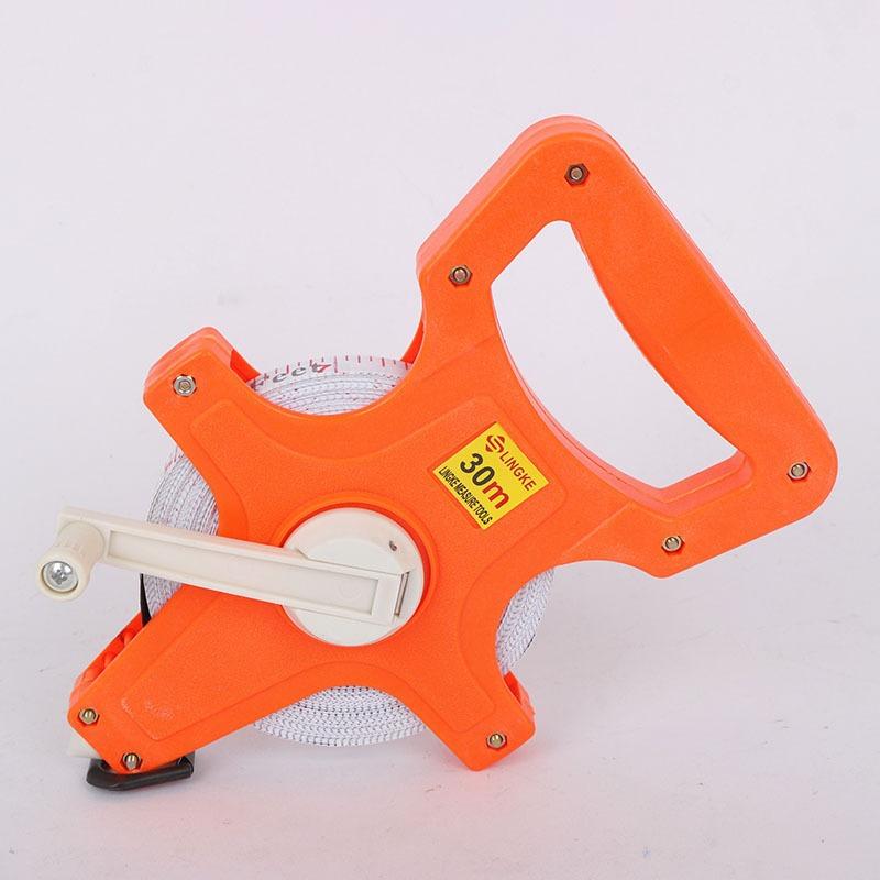 Heavy Duty Thickened Tape Measure Plastic Open Reel Handheld Measuring Ruler for Road Survey Construction Home Renovation Projects