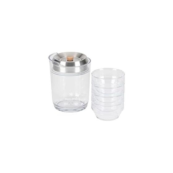 Snow Peak Tableware Set Tea Cup Sayo Clear Tea Cup (Set of 2) TW-340 Tea Cup Glass Camping Outdoor