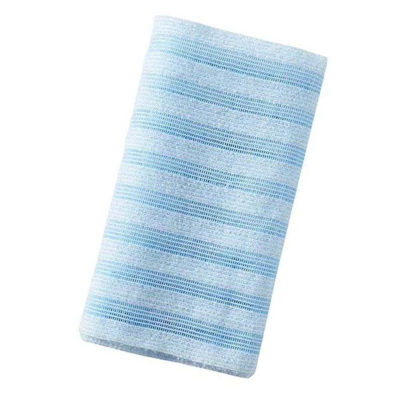 1pc Ultra Long Back Exfoliating Towel, Silver-Ion for Deep Cleansing, Hold Both Ends To Scrub, Quick Dry Bath Cloth