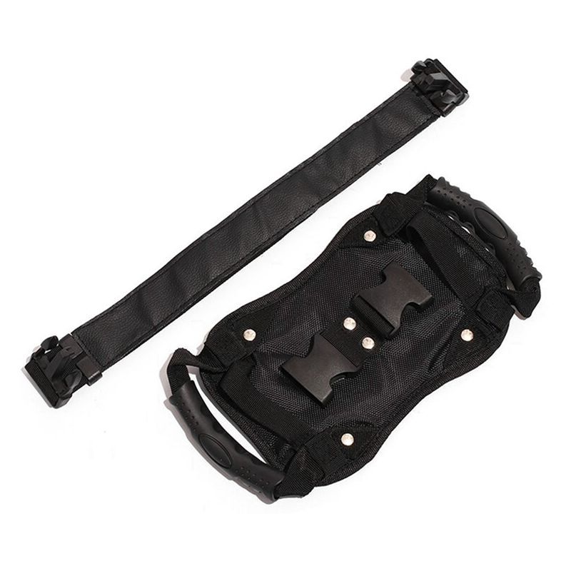 Ingenious-Motorcycle Scooters Safety Belt Back Seat Passenger Grip Grab Handle Non-Slip Strap Universal Motorcycle Seat Strap