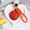 Basketball, Baseball, Football Leather Keychain Pendant - Women's Bag Charm