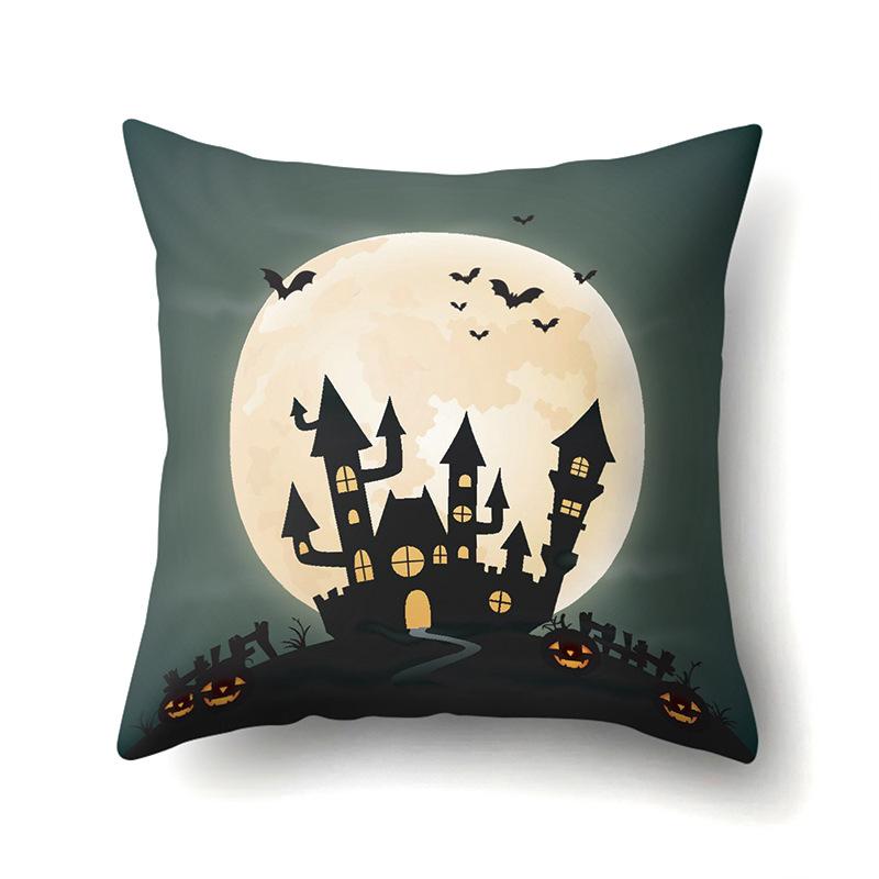 

Хэллоуин Полиэстеровая наволочка Подушка для поясницы автомобиля Тыква Чехол для подушки дивана Офис Гостиная Наволочка Pillow core not included