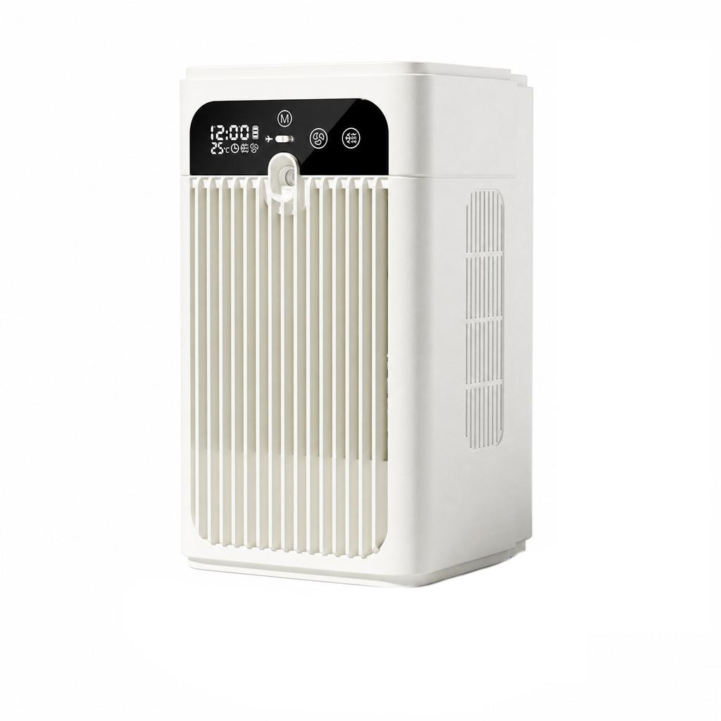 Desktop Fan with Humidifier - Portable Personal Cooler, Small Desk Fan for Kitchen, Dorm, , Bedroom