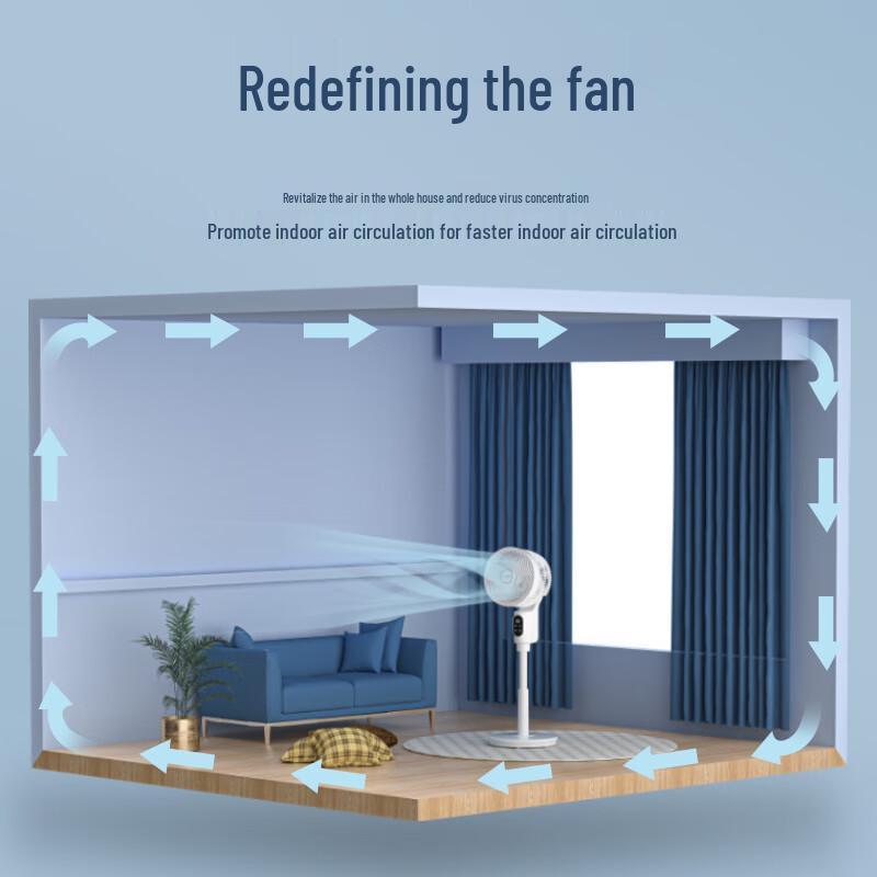 Умный вентилятор RYOT Xiao Ai с голосовым управлением и циркуляцией воздуха