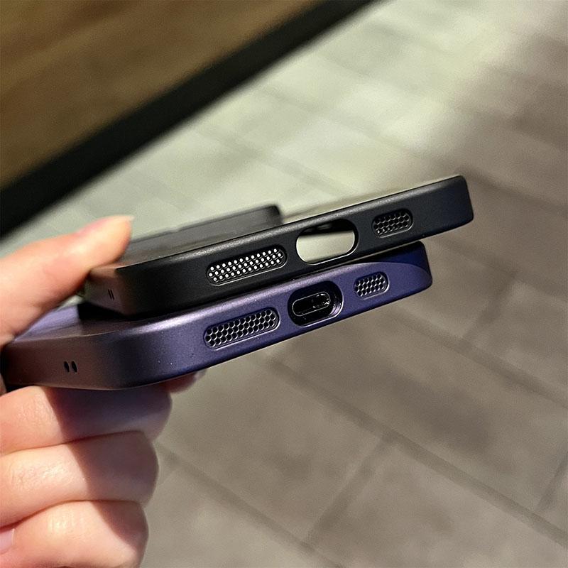 Luxuriöse magnetische Anziehungs-Handyhülle für IPhone 14 13 12 Pro Max 14 Plus für Magsafe Wireless Charging Lens Protection Cover