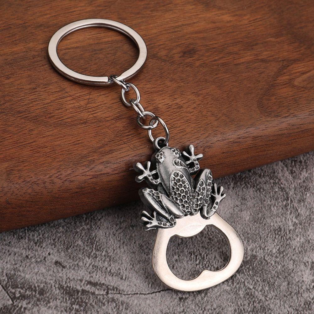 Frog Wolf Metal Lion Keyring Bronze Color Beer Opener Keychain Turtle Bottle Opener Party Favor