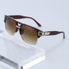 Metal hinged outdoor sports sunglasses men's square retro trendy sunglasses women's fashion cool glasses
