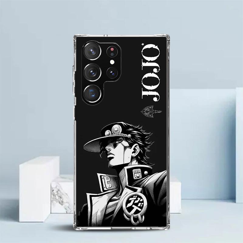 JoJo's Bizarre Adventure Kujo Jotaro Soft Cover for Samsung Galaxy S25 Edge S26 S24 S23 Ultra Phone Case S22 S21 Plus S20 FE Pri