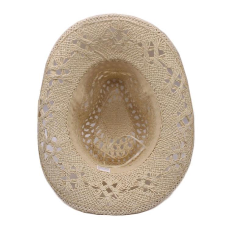 Elegant Straw Sun Hat With Wide Brims For Women Girl Beach Wear Outdoor Activity Breathable Handwoven Hollow Panama Hat