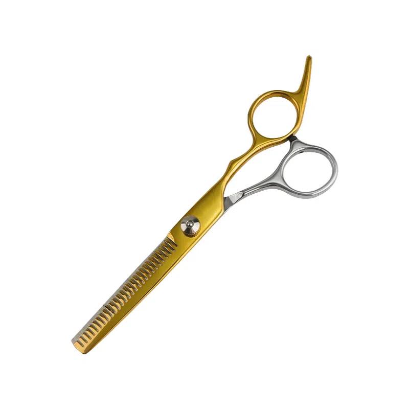 Stainless Steel Barber & Hairdressing Scissors Set: Flat Tooth & Thinning Options