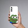 P-Pepe The Funny Frog Phone Case For Samsung Galaxy A73,A21s,A22,A31,A52,A53,A71,A41Soft Black Shell