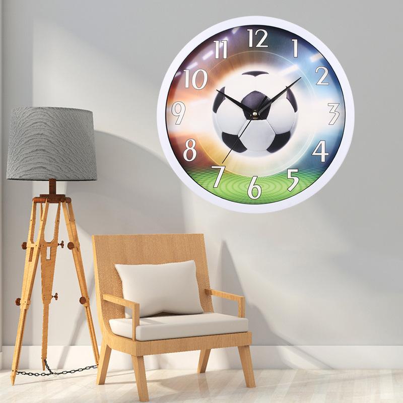 Moderne modische Wanduhr Wohnzimmer Schlafzimmer Wanduhr Leise Uhr Cartoon-Uhr Einfache kreative Quarzuhr