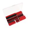150pcs Heat Shrink Tube Shrink Wrapping Insulation Sleeving Polyolefin 2:1 Shrinking Assorted Wire Cable Kit Red/Black with Box