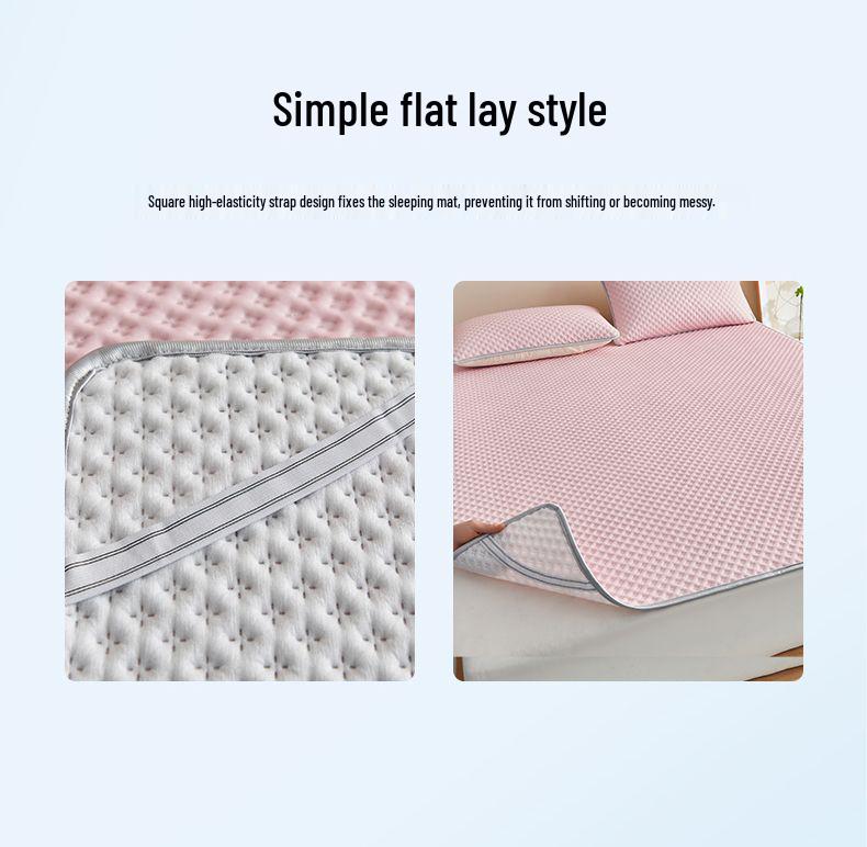 Hot Item: Ice Bean Cool Non-Slip Bed Sheet - Soft Summer Ice Silk Mat for Students