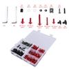 Bruce & Shark Fairing Bolt Screw Bodywork Kit for Yamaha YZF R6 R1 R3 R25 FZ07 FZ09 Universal Red