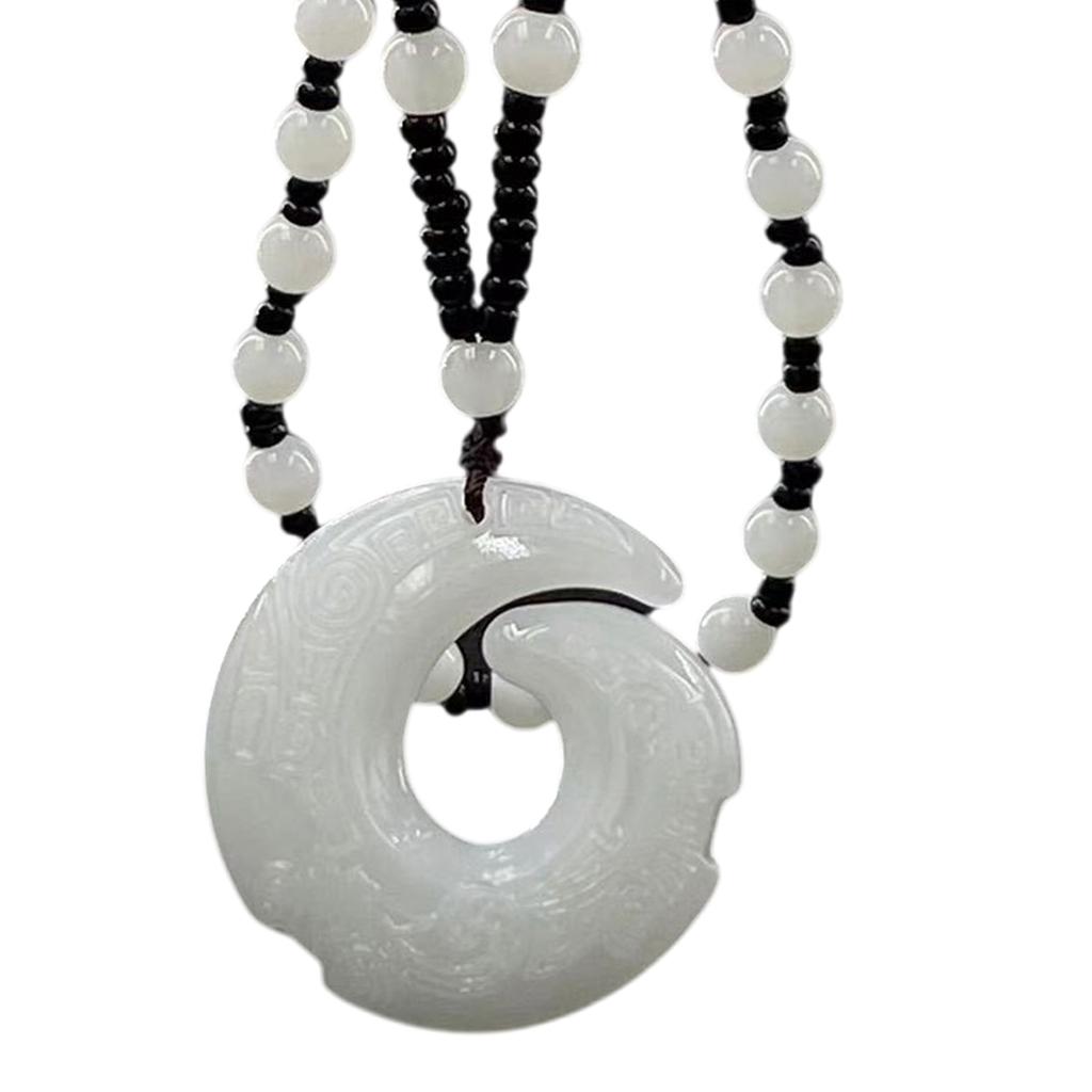 Delicate Obsidian Pendant Necklace Neck Jewelry Fashionable Choker Neck Adornment for Daily Wear Dates Parties