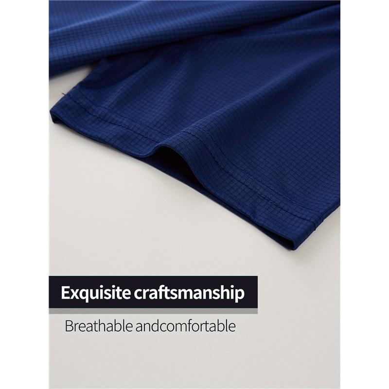 Herren Sommer Sport T-Shirt Eis Seide Locker Schnelltrocknend Fitness Kurzarm Übergröße Oberteil Lässig Kühl Atmungsaktiv Kurzarm