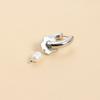 1 Pair Earrings Sweet Cool Fashion Asymmetrical Festival Gifts Flower Daily Wear For Women Personality Ear Buckles Heart-shaped  Jewelry