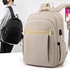 Customizable Minimalist Logo Backpack: Lightweight, Casual Travel & School Bag for Students