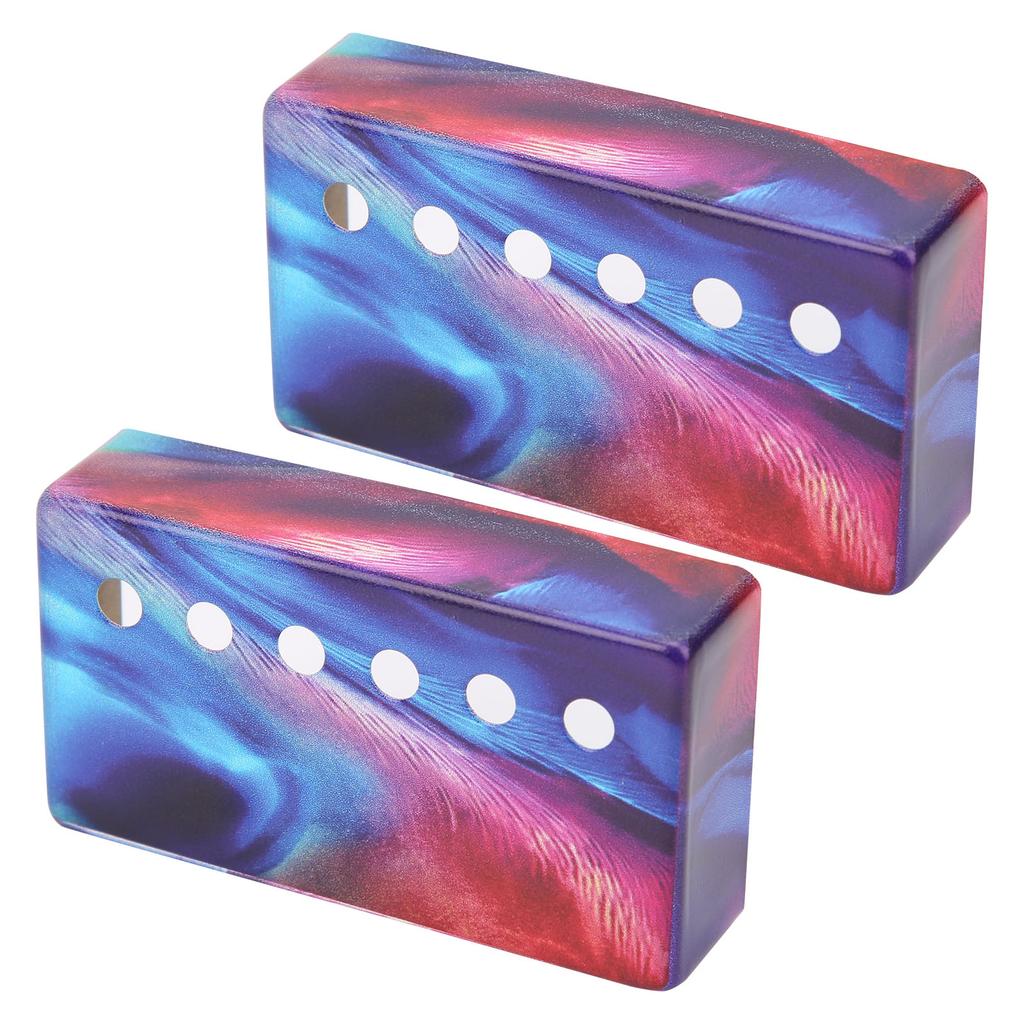 2 Stück Tonabnehmerabdeckung 6 Loch Kupfer Schutzhülle Gitarrenwartung Deko Zubehör