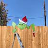 Julegjerde Hagehagedekorasjon Morsom Grinch-dekor Plenhage