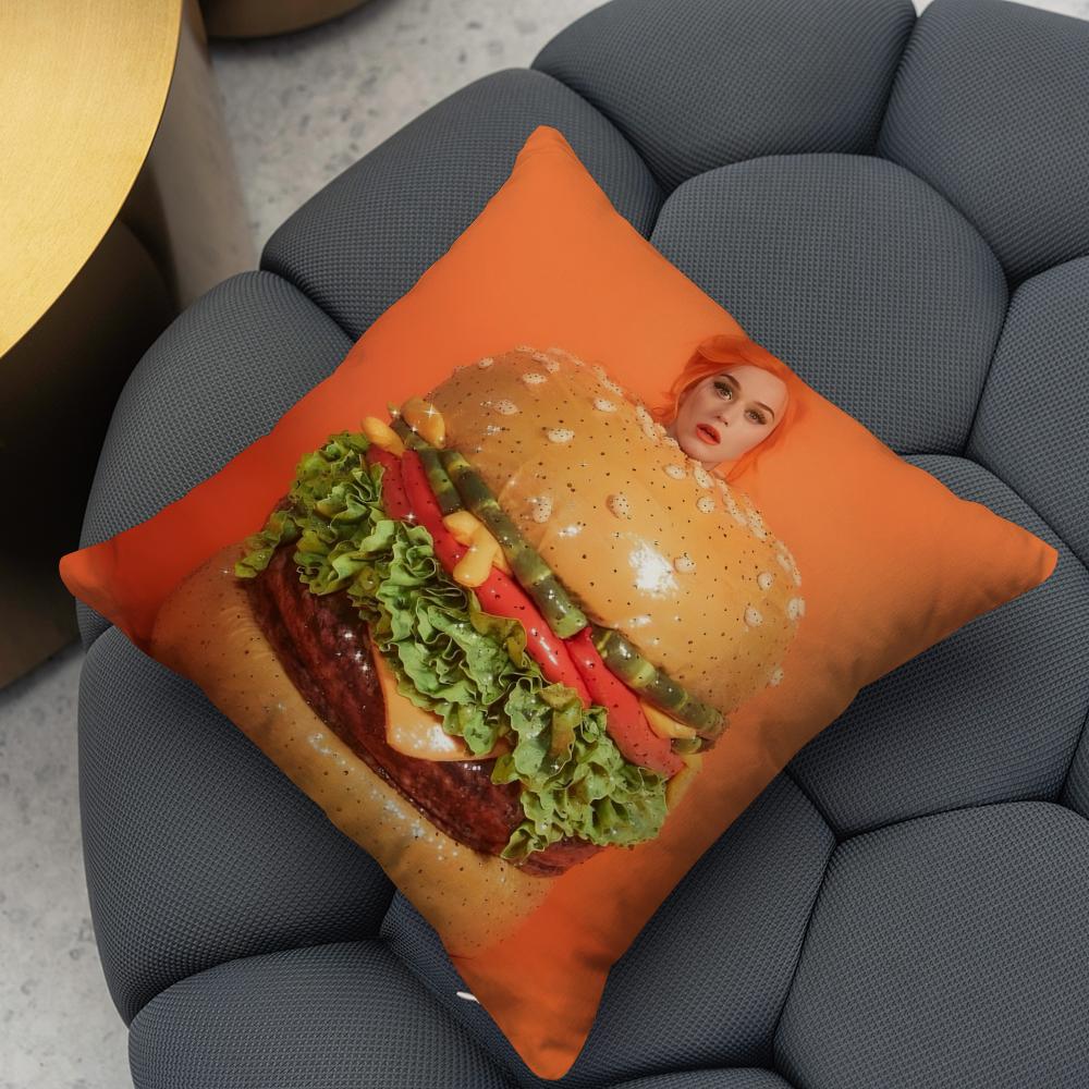 Singer K-Katy P-Perry 1432 Hot Album Cushion Cover Reversible Plush Pillow Cover – For Car, Sofa, Bedroom, Perfect As a Gift.